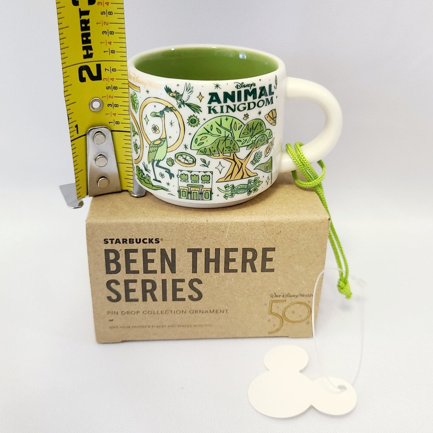 Disney Parks 50th Anniversary Animal Kingdom Been There ORNAMENT Mug Starbucks