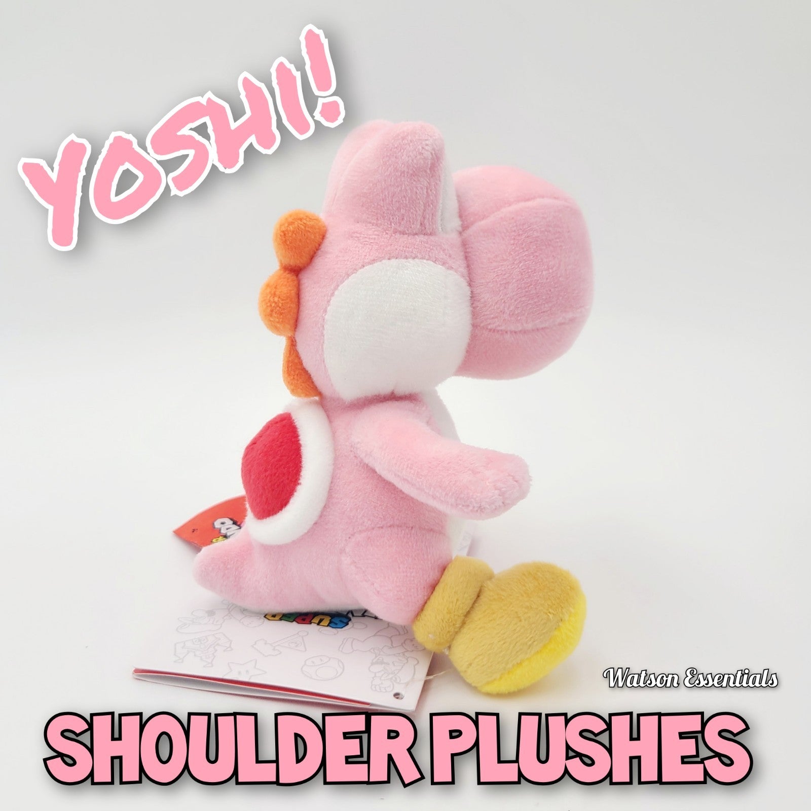 Set of 5 EPIC Universal Studios Super Nintendo World Yoshi Shoulder Magnet Plush