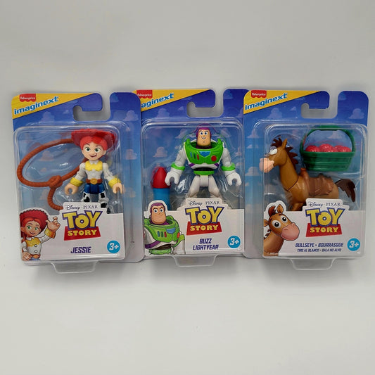 2026 Disney PIXAR Imaginext Toy Story Figure Set Jessie Buzz Lightyear Bullseye