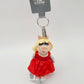 2026 Walt Disney World Parks The Muppets Miss Piggy Plush Bag Charm Keychain New