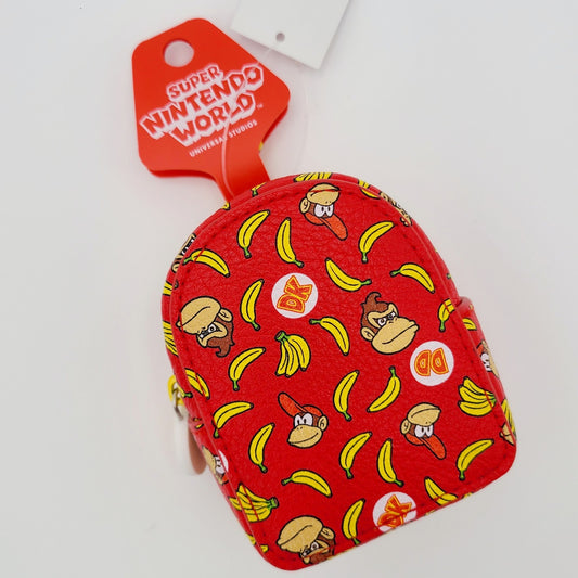 Universal Epic Universe Super Nintendo World Donkey Kong Backpack Keychain New