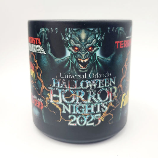 Universal Orlando Halloween Horror Nights HHN 2025 10 House Logo Mug FNAF Wyatt