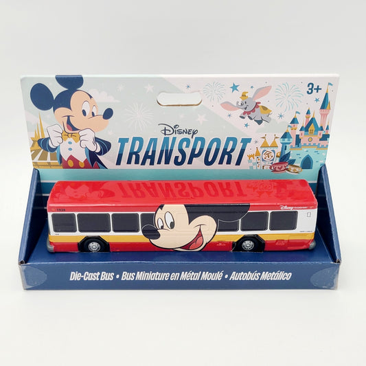 2025 Walt Disney World Parks Transport Diecast Bus Mickey Mouse New Toy Small
