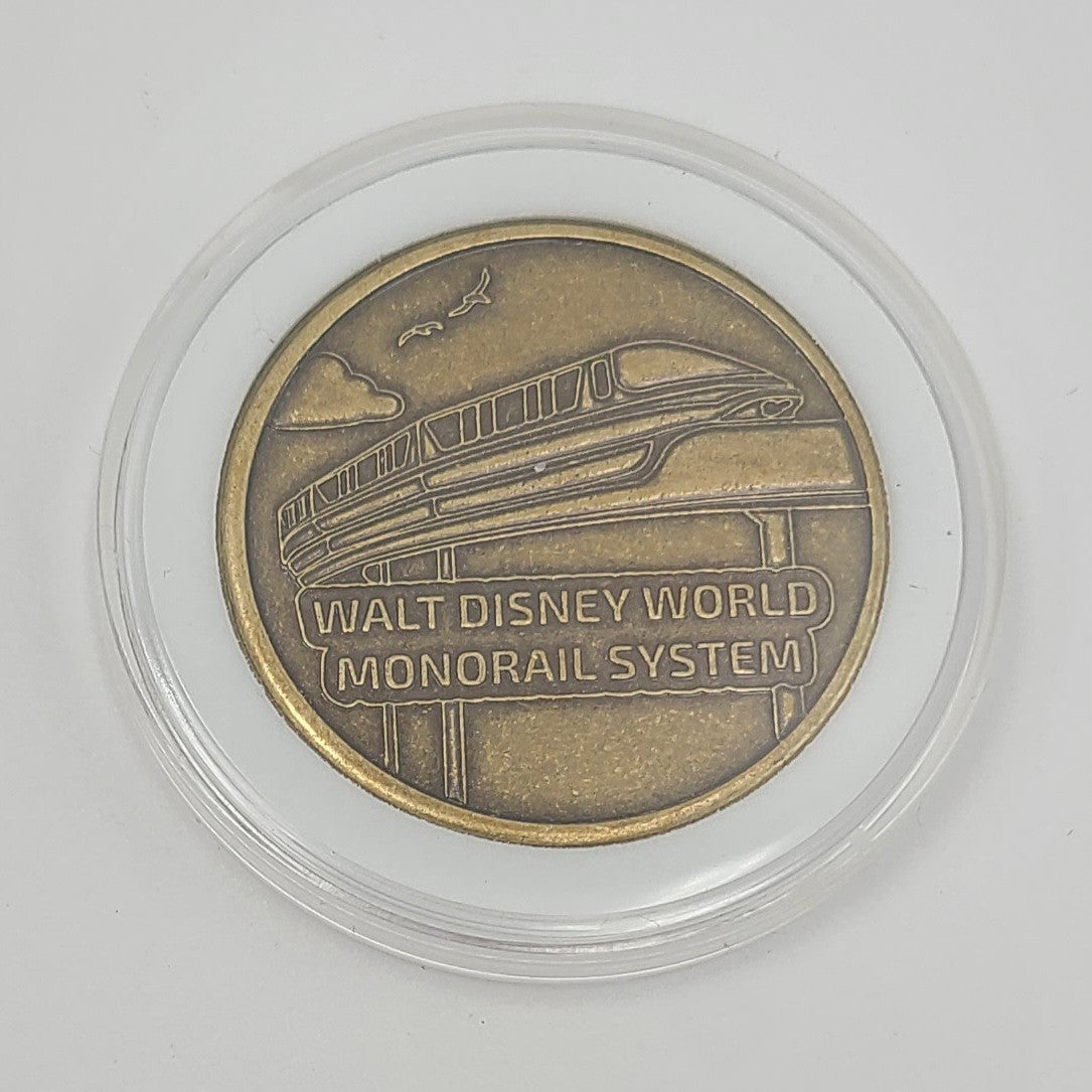 *4 Transportation Coin* 2026 Disney Parks Monorail Collection Set Medallion WDW