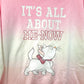 MEDIUM Disney Parks The Aristocats Marie Pink Sweatshirt ITS ALL ABOUT ME-NOW
