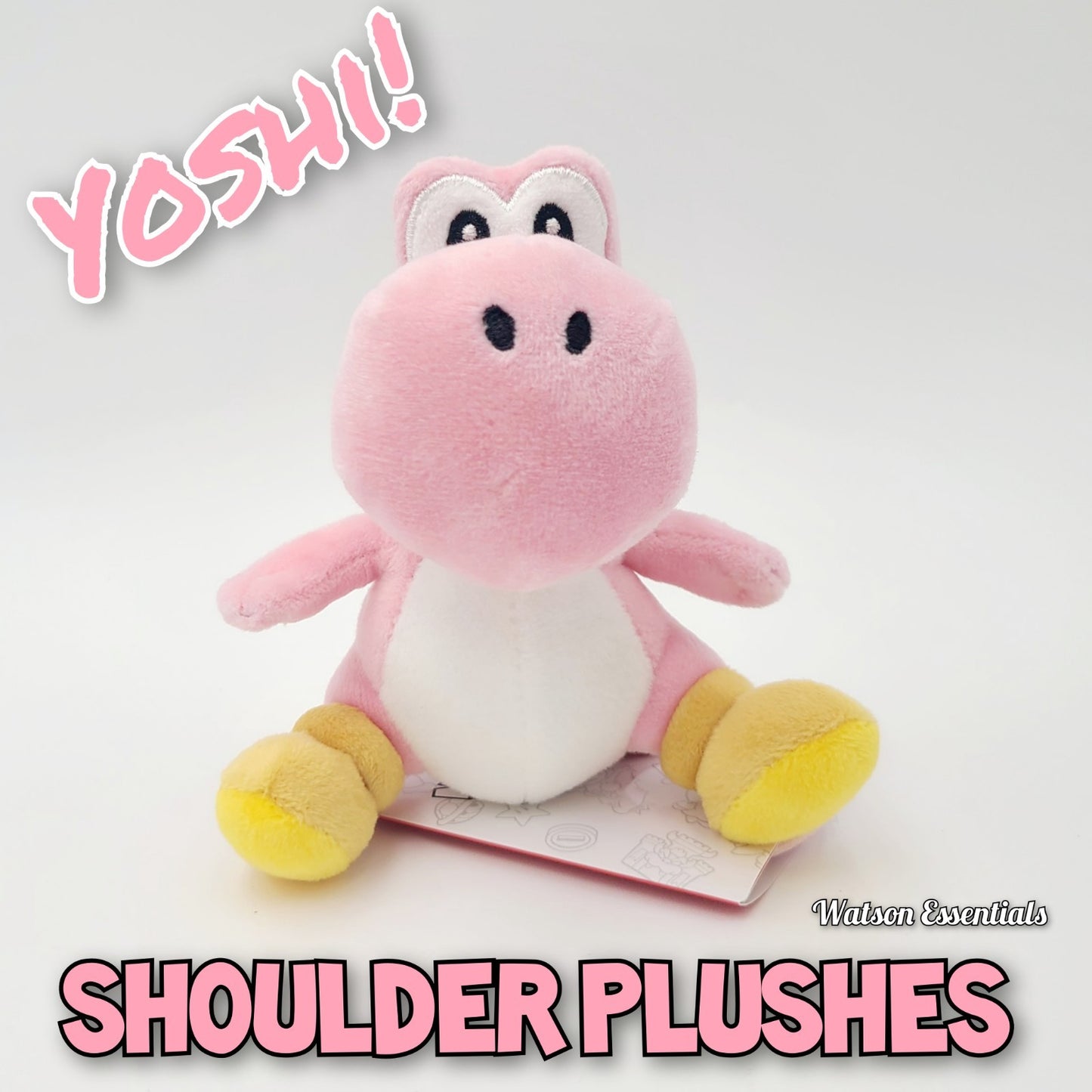 Set of 5 EPIC Universal Studios Super Nintendo World Yoshi Shoulder Magnet Plush