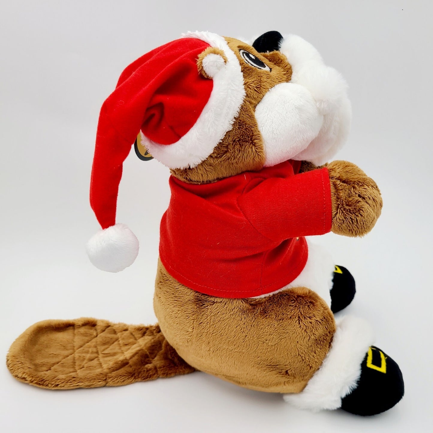 NEW Buc-ee's Santa Beaver Holiday Christmas Hat 10" Plush Stuffed Animal Bucees