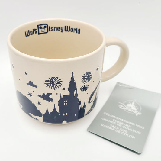 2025 Walt Disney World Park Icons Color Changing Mug Castle Spaceship Earth New