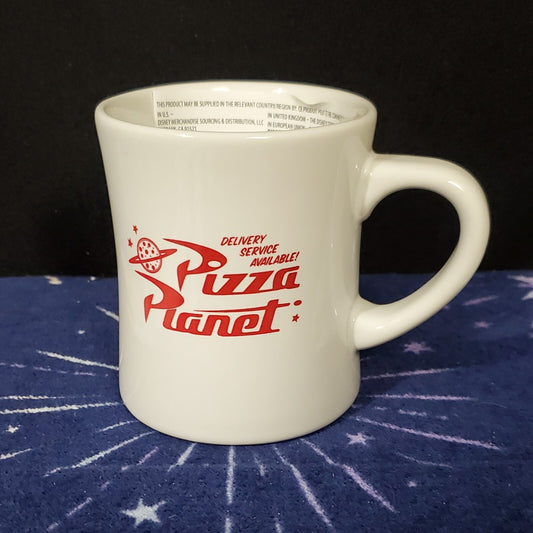 NEW Disney Parks Pixar Toy Story Pizza Planet Diner Coffee Mug Cup Ceramic