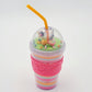 Disney Parks Kingdom of Cute Tumbler Cup Orange Bird Castle Tiki Jerrod Maruyama