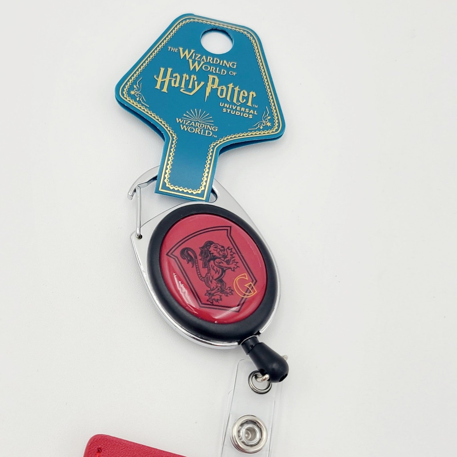 Universal Studios Wizarding World Harry Potter Gryffindor Retractable ID Holder