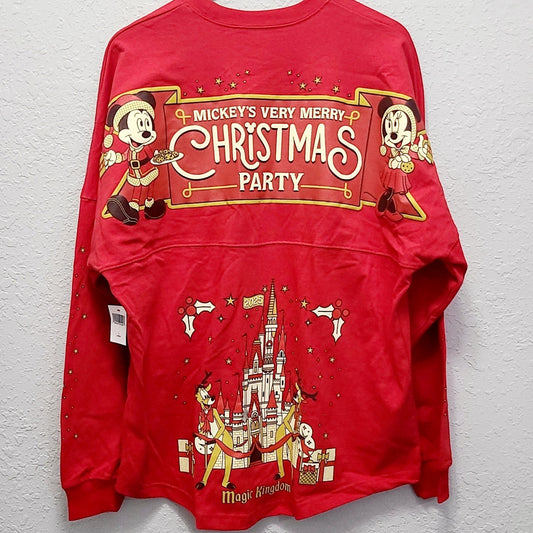 LARGE 2025 Disney Parks Mickey's Very Merry Christmas Party Spirit Jersey Adult