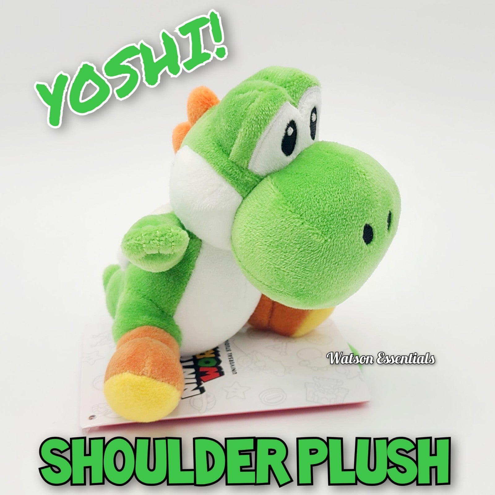 Set of 3 EPIC Universal Studios Super Nintendo World Yoshi Shoulder Magnet Plush