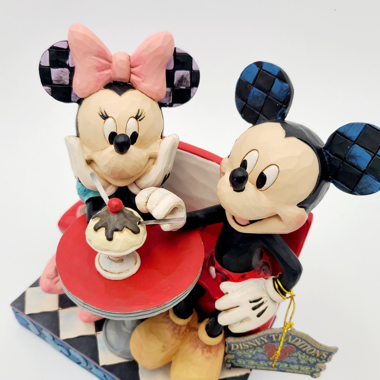 NEW Disney Park Traditions Jim Shore Mickey Minnie Mouse Soda Shop Love Flavors