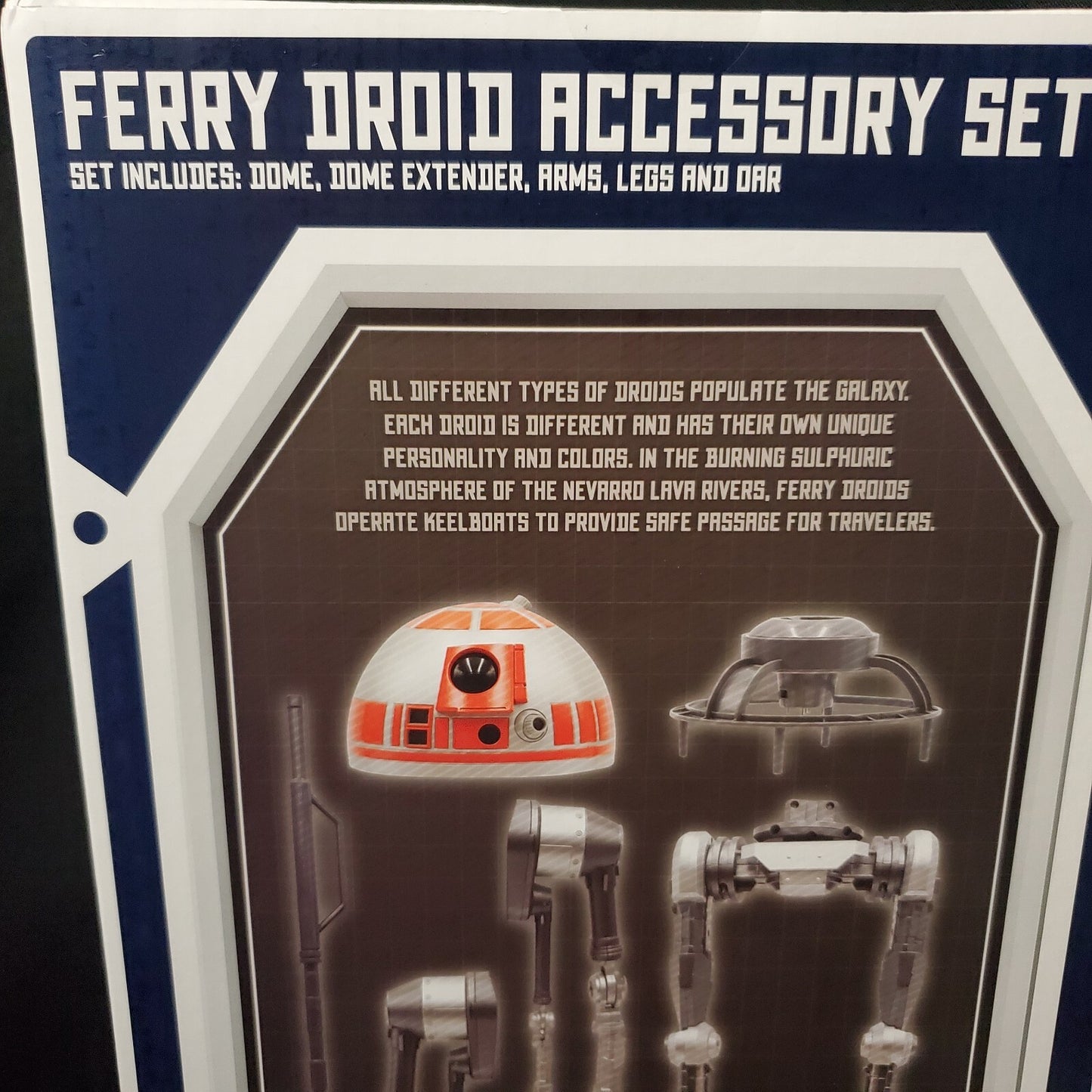 Disney Parks Star Wars Galaxy’s Edge Ferry Droid Depot Accessory Set R2-D2 Legs
