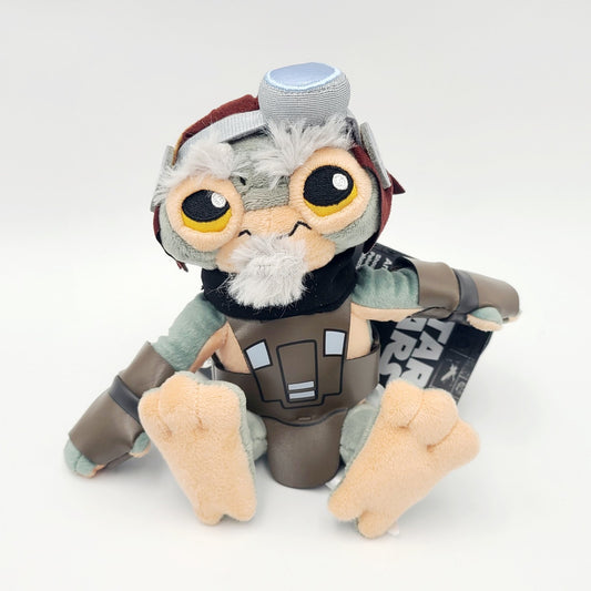 2026 Disney Parks Star Wars Droidsmith Anzellan Babu Frik Shoulder Pal Plush NEW