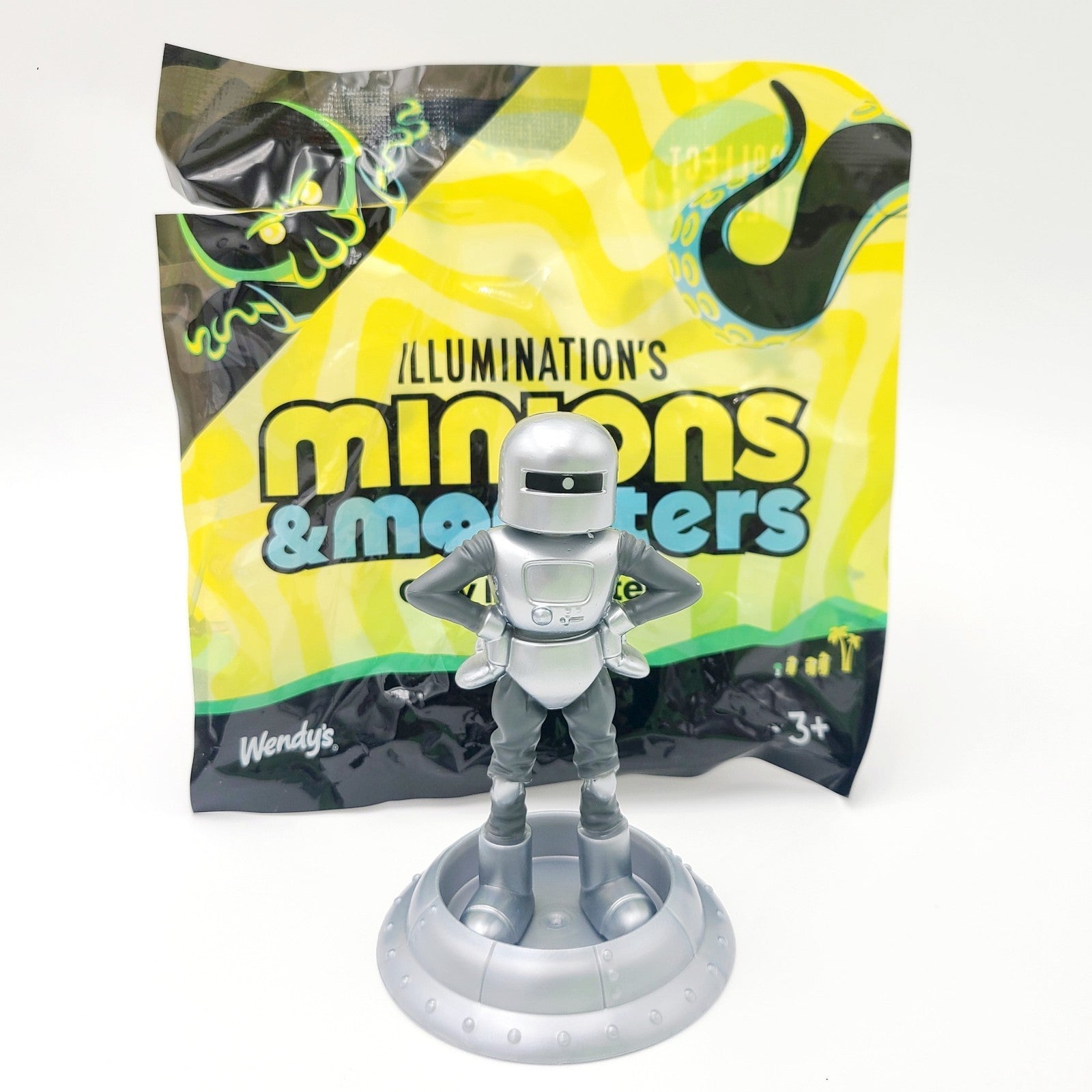 *Dort* 2026 Wendy’s Illuminations Minions & Monsters Happy Meal Figure Opened