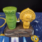 Walt Disney World Polynesian Resort 50th Anniversary Tiki Salt & Pepper Set NEW