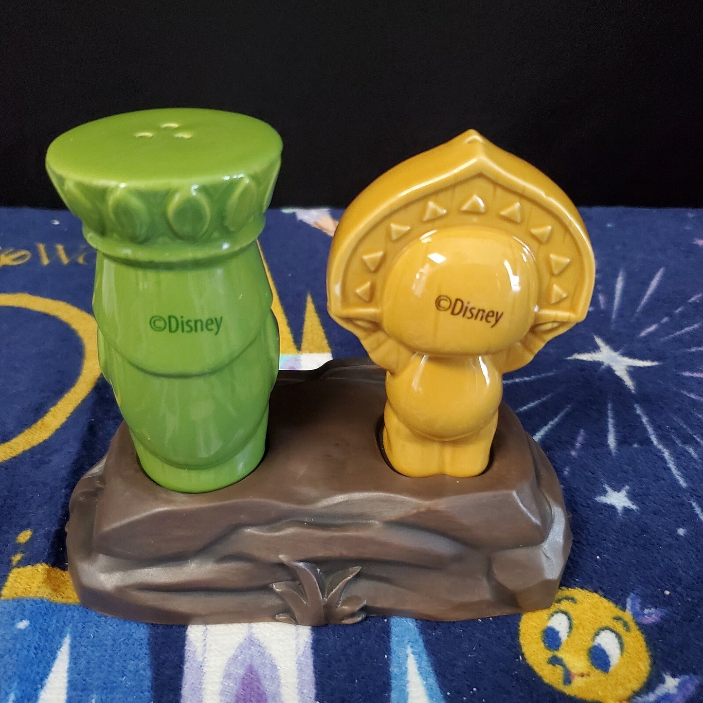 Walt Disney World Polynesian Resort 50th Anniversary Tiki Salt & Pepper Set NEW