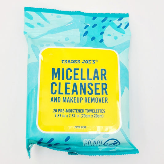 Trader Joe’s Micellar Cleanser & Makeup Remover Pre-Moistened Towelettes 20ct