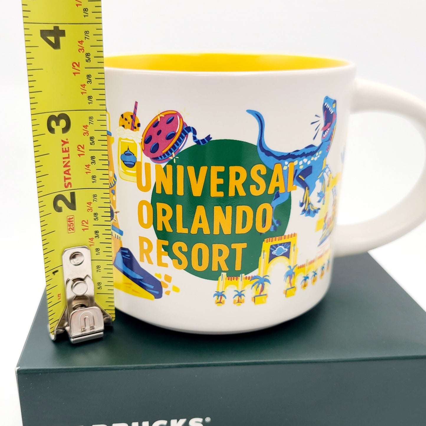 Universal Studio Orlando Starbucks Discovery Series Ceramic Coffee Mug Ornament
