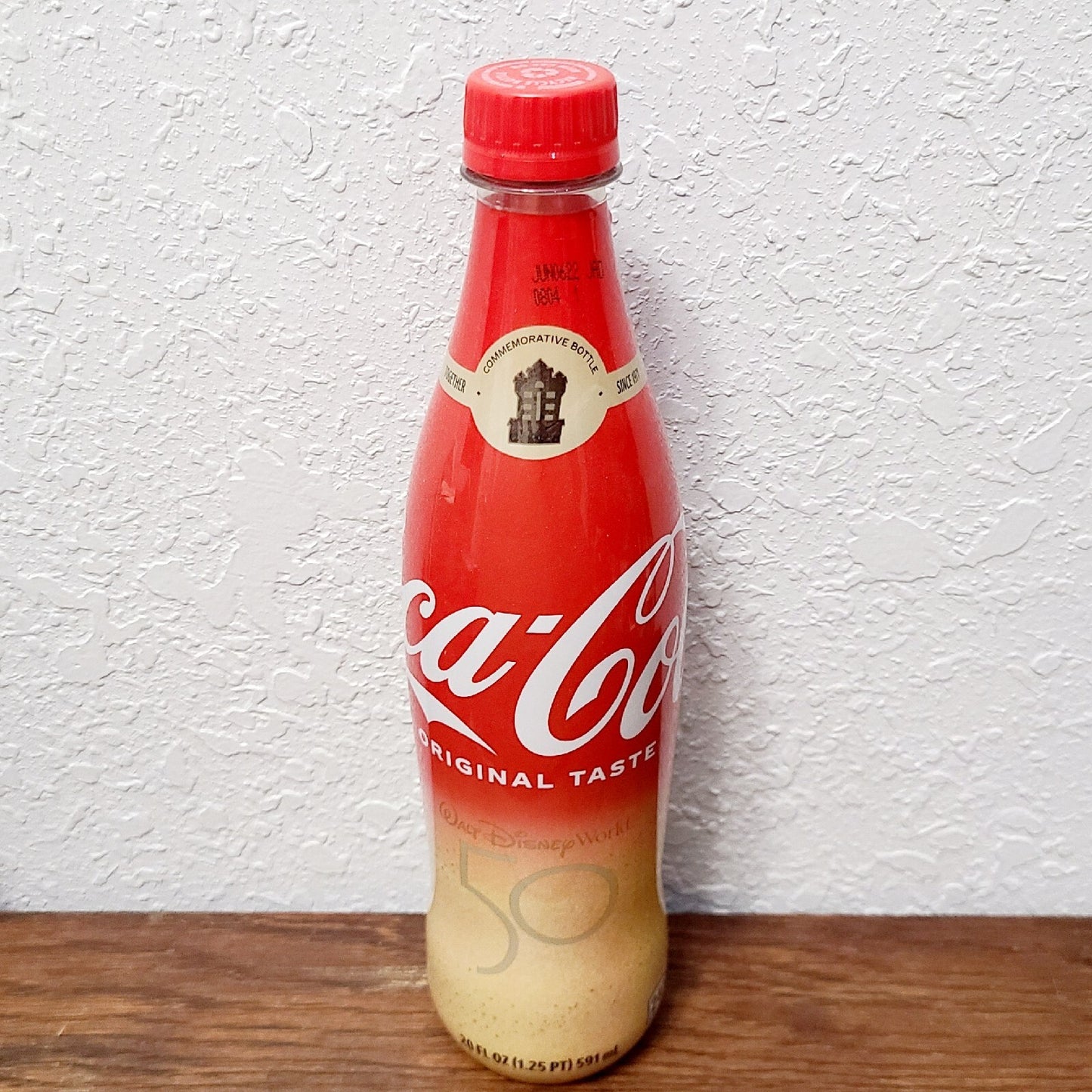 Disney Park 50th Anniv Coca Cola Coke Commemorative Bottle Hollywood Studios WDW