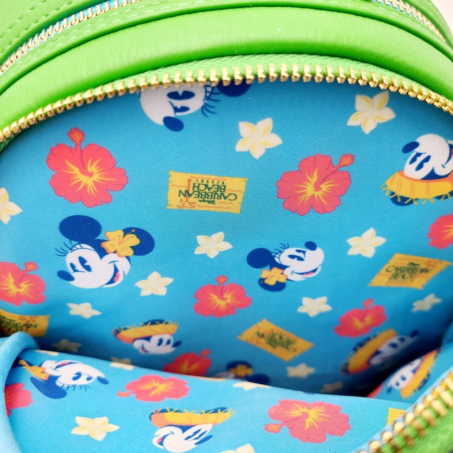 Disney Parks Caribbean Beach Resort Mickey & Minnie Mini Loungefly Backpack NWT