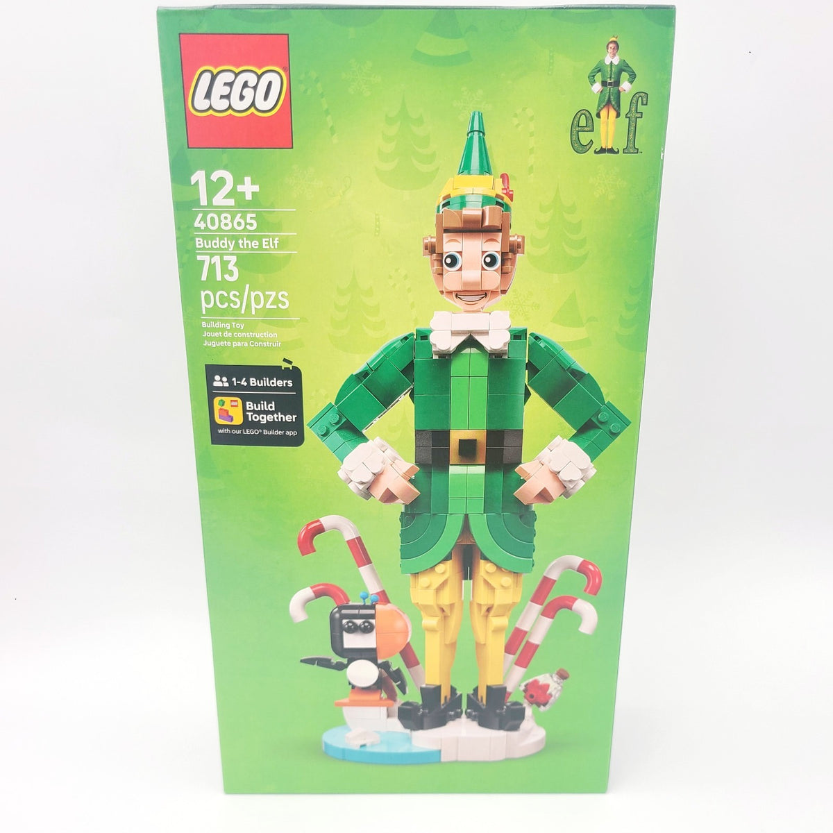 Buddy The Elf 2026 Lego Set #40865 New and Exclusive For Christmas Will Ferrell