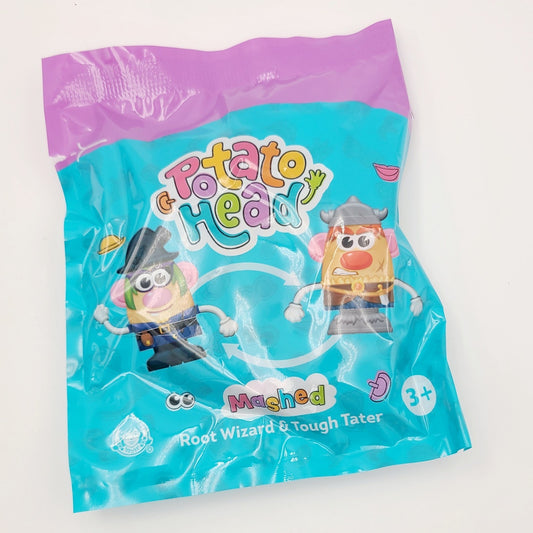 2025 Wendy's Potato Head Mashed "Root Wizard & Tough Tator" Kids Meal Toy Wendys