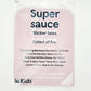 *Set of 2* Chick-fil-A Kids Super Sauce Sticker Tales Amazing Barbeque Boy Cooks
