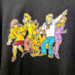 LARGE Scooby Doo Hoodie Sweatshirt Universal Studio Orlando Black Shaggy Velma