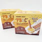 2 Boxes Trader Joe's PB&C Cocoa Creme Wafer Sticks w/ Peanut Butter Dip PB & C