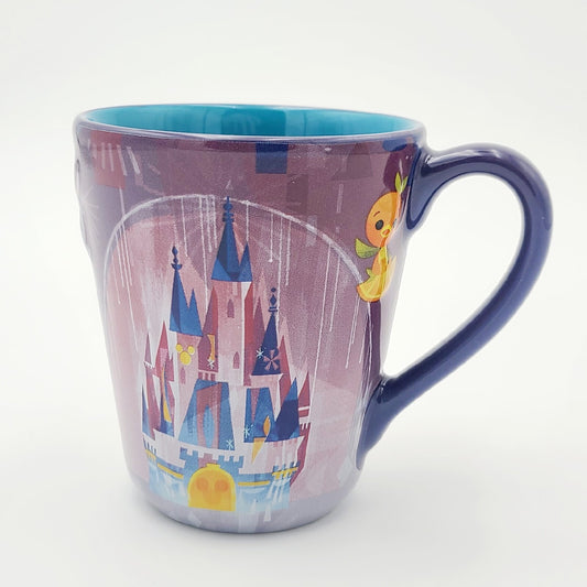 2023 Disney Parks Joey Chou Castle Magic Kingdom Orange Bird Coffee Mug Stitch