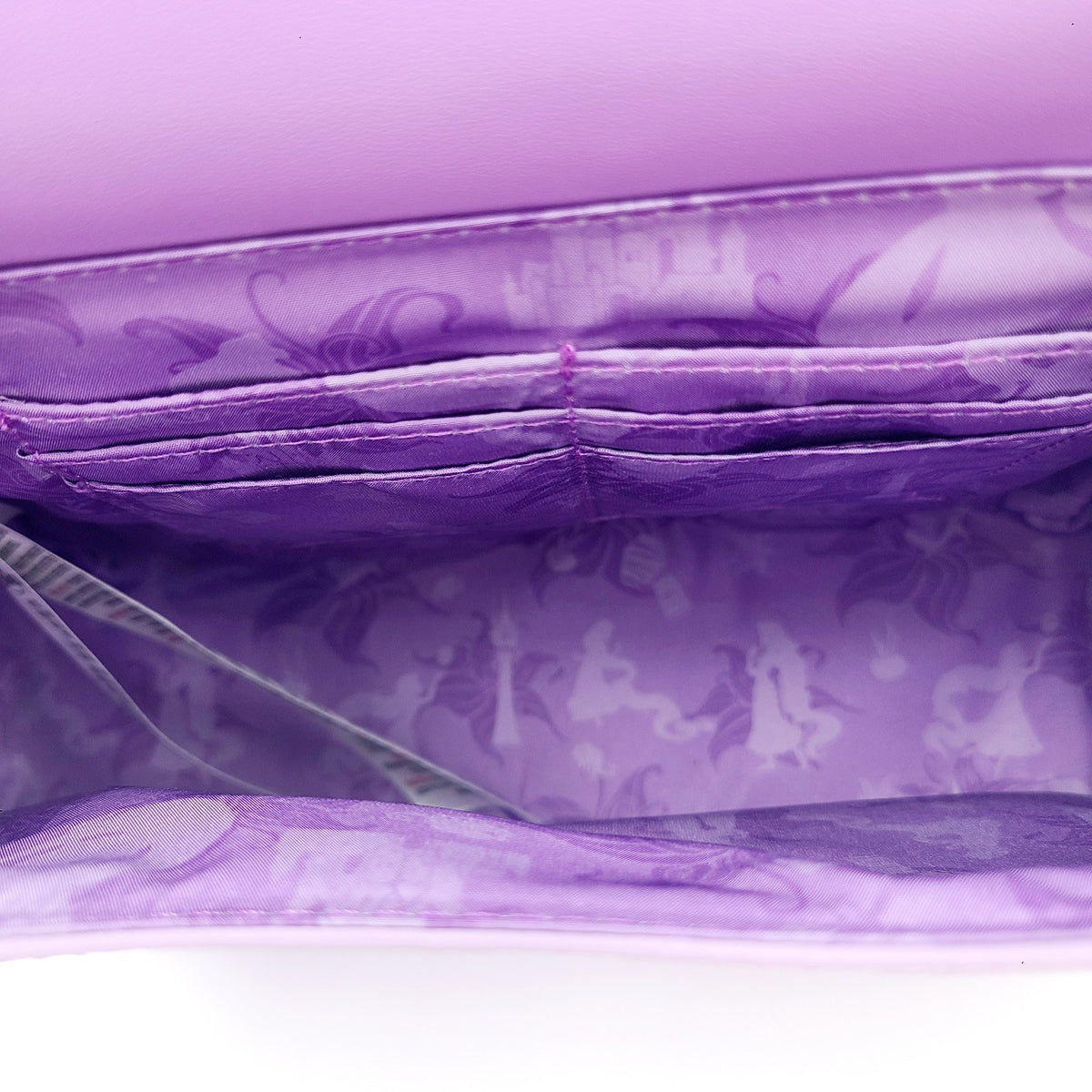 2026 Disney Parks Princess Rapunzel Tangled Purple Crossbody Loungefly Bag Purse