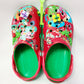 *M6/W8 Adult Crocs* 2023 Disney Parks Christmas Holiday Mickey & Friends Clogs
