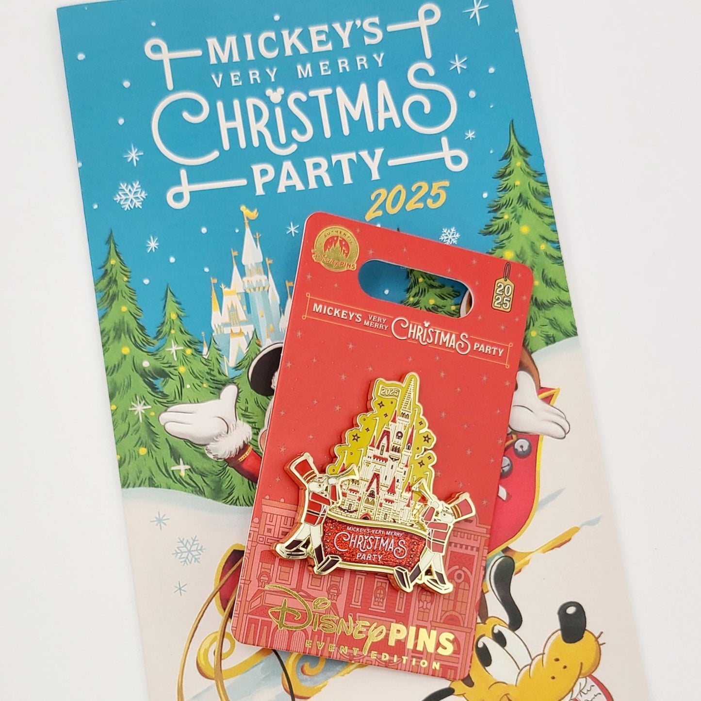 2025 Disney Parks Mickey’s Very Merry Christmas Party Castle Toy Soldiers Pin LE