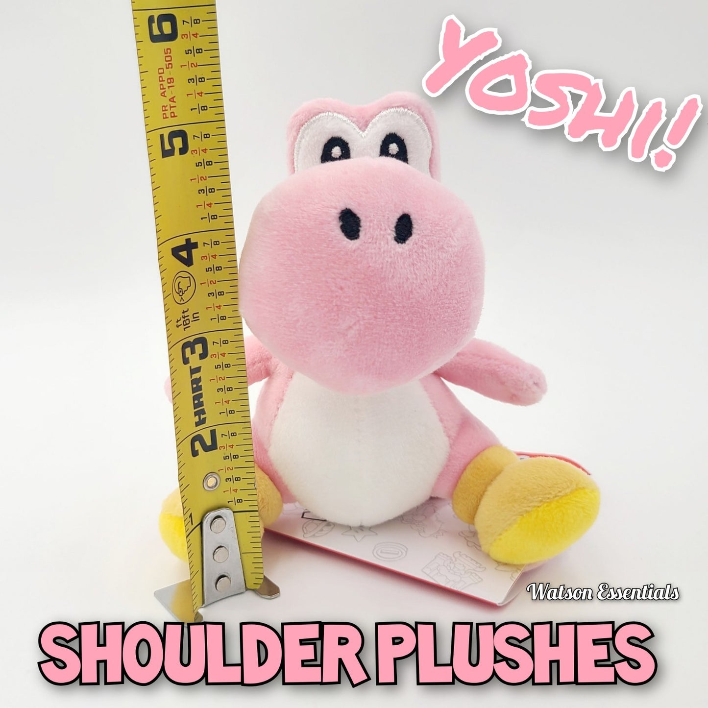 Set of 5 EPIC Universal Studios Super Nintendo World Yoshi Shoulder Magnet Plush