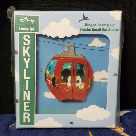 NEW Walt Disney Parks Skyliner Mickey Mouse Loungefly Hinged Enamel Pin LR FUNKO