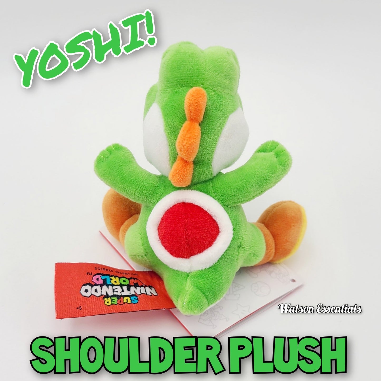Set of 5 EPIC Universal Studios Super Nintendo World Yoshi Shoulder Magnet Plush