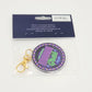 2026 UOAP Universal Studios Park Mardi Gras Bead Medallion King Gator Keychain
