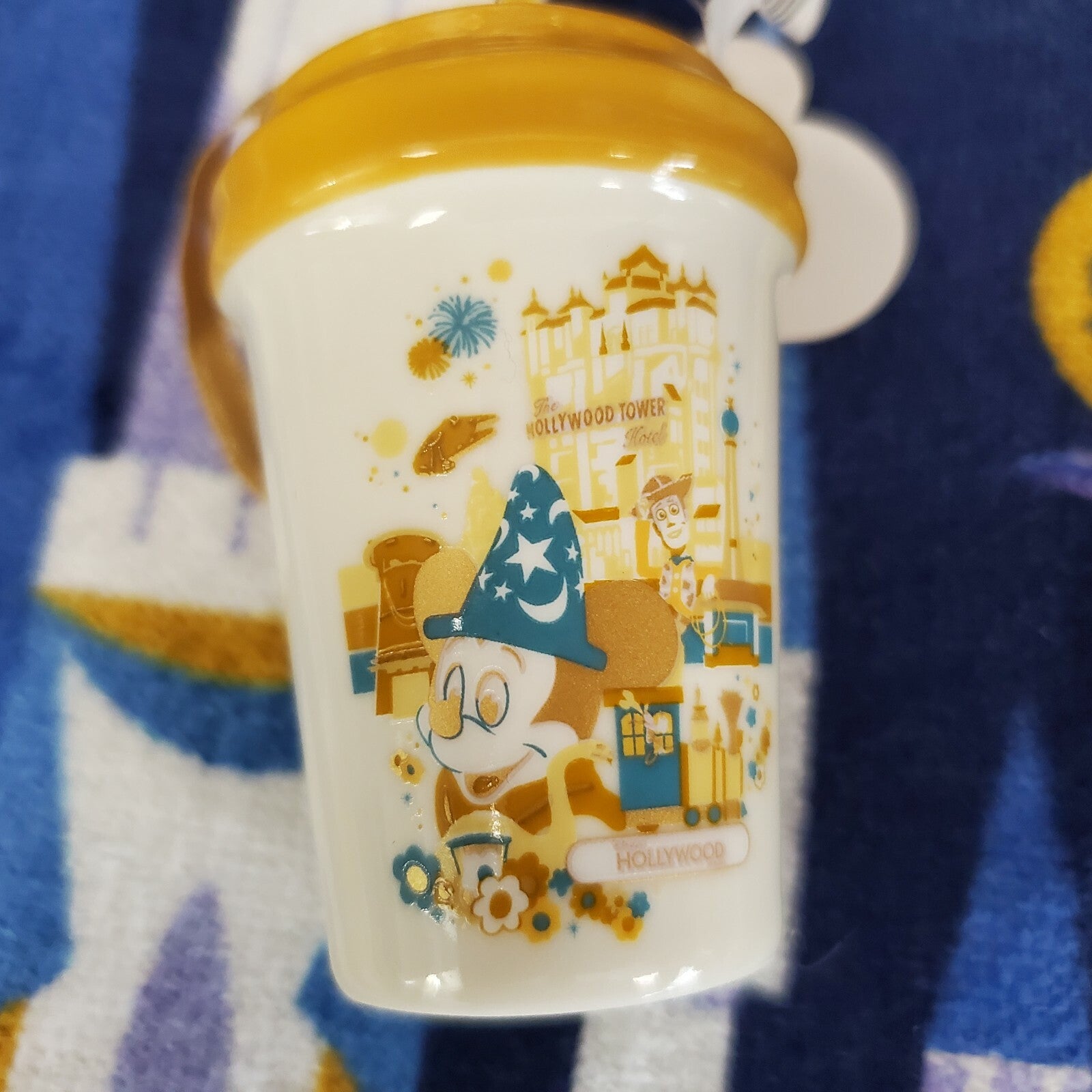 *Hollywood Studios Starbucks Set* Disney 50th Anniversary Tumbler Ornament Pin