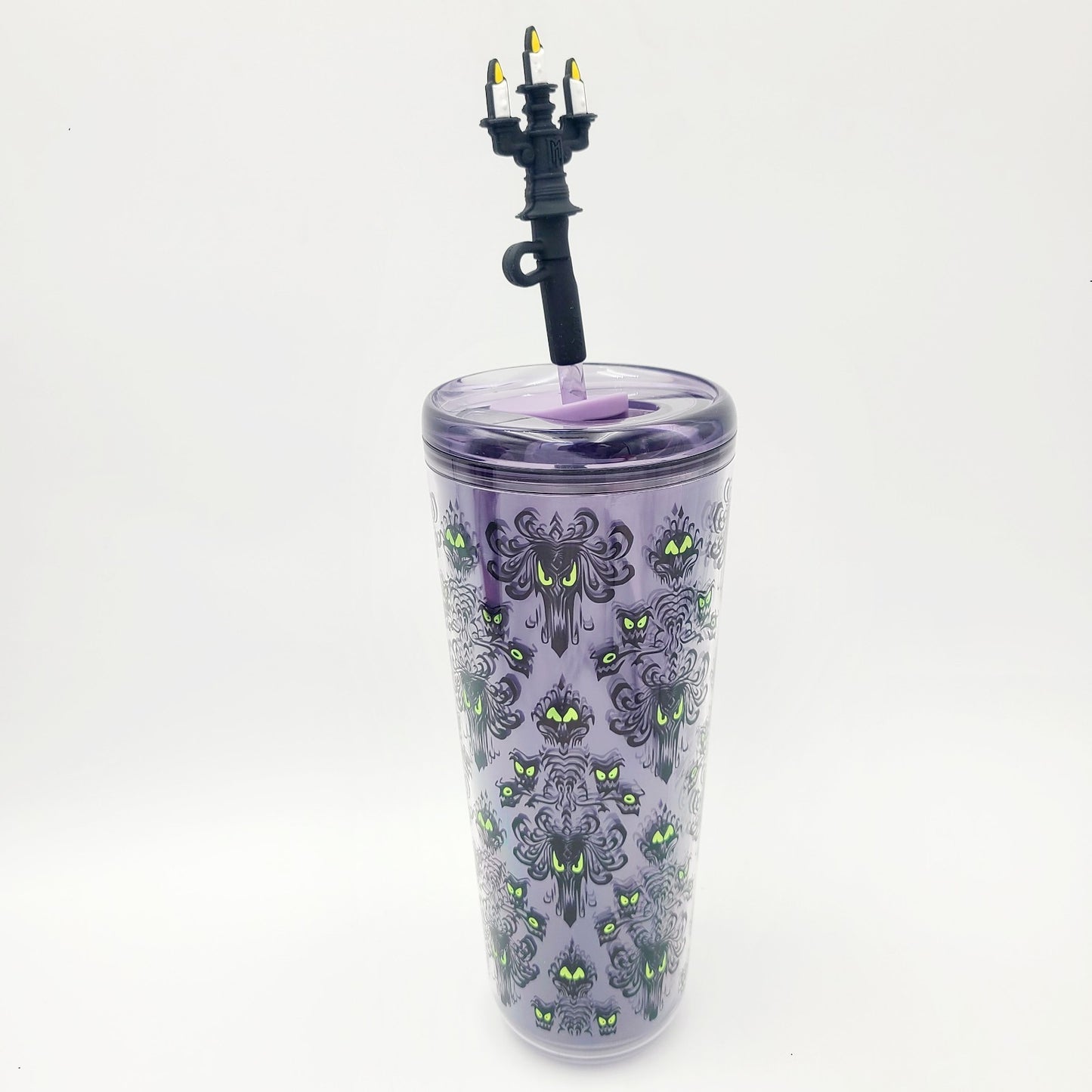 2026 Disney Parks Starbucks Haunted Mansion Wallpaper Travel 24 Oz Tumbler New