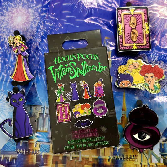 *5 Pin Set* Disney Parks 2021 Halloween Hocus Pocus Villain Spelltacular Mystery