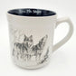 Bass Pro Shops Wolf Mug Hunting, Wolves in the Forest Nature Art 16 fl oz Coffee