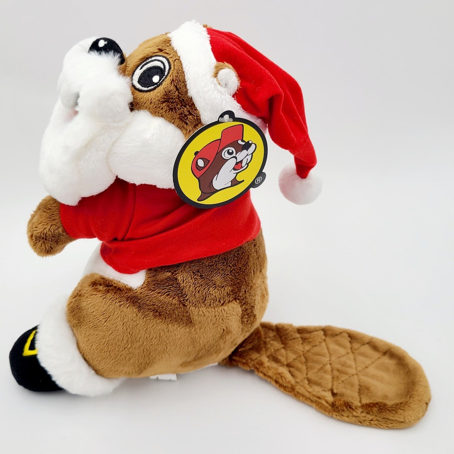NEW Buc-ee's Santa Beaver Holiday Christmas Hat 10" Plush Stuffed Animal Bucees