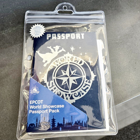 2025 Disney Parks Epcot World Showcase Figment Passport Pack Button & Stickers