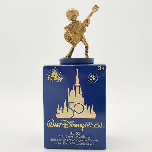*Coco Miguel* Disney World Parks 50th Anniversary Fab 50 Blind Box Gold Figure