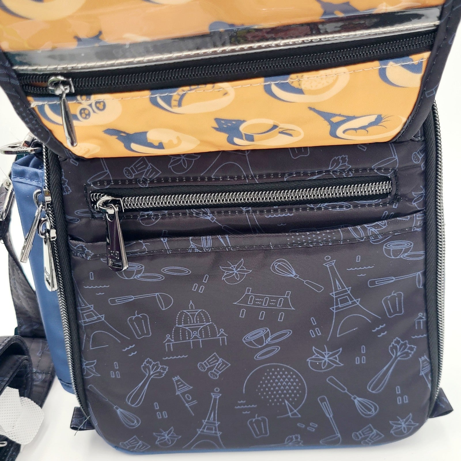 2025 Disney Parks Bag Crossbody Lug Flapper EPCOT Food Wine Festival Passholder