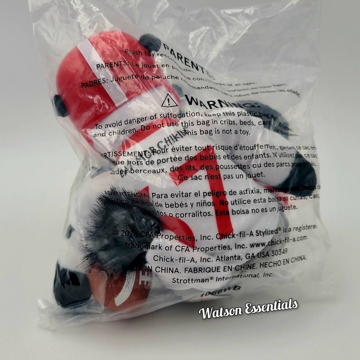 SEALED 2026 Chick-fil-A Football GameDay Plush Cow #67 Stuffed Animal 9" NEW CFA