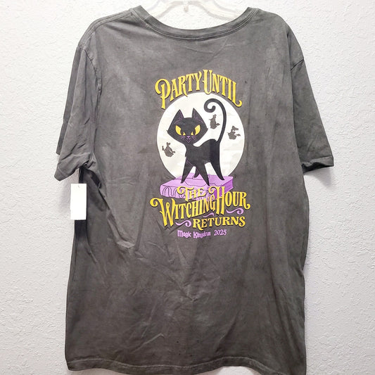 LARGE 2025 Disney Parks Hocus Pocus Not Scary Halloween party MNSSHP GITD Shirt